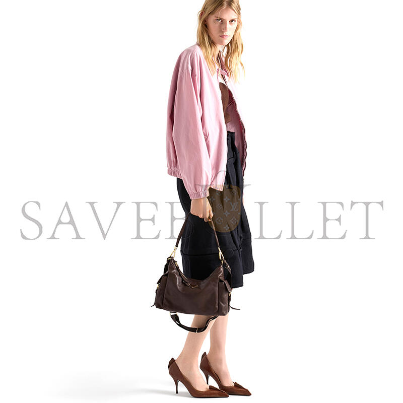 PRADA EXPLORE LARGE NAPPA LEATHER BAG 1BC264 (32*22*11.5cm)